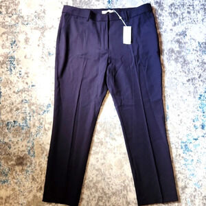 Tory‎ Burch Women's Size 14 Navy Skinny Pant NWT Business